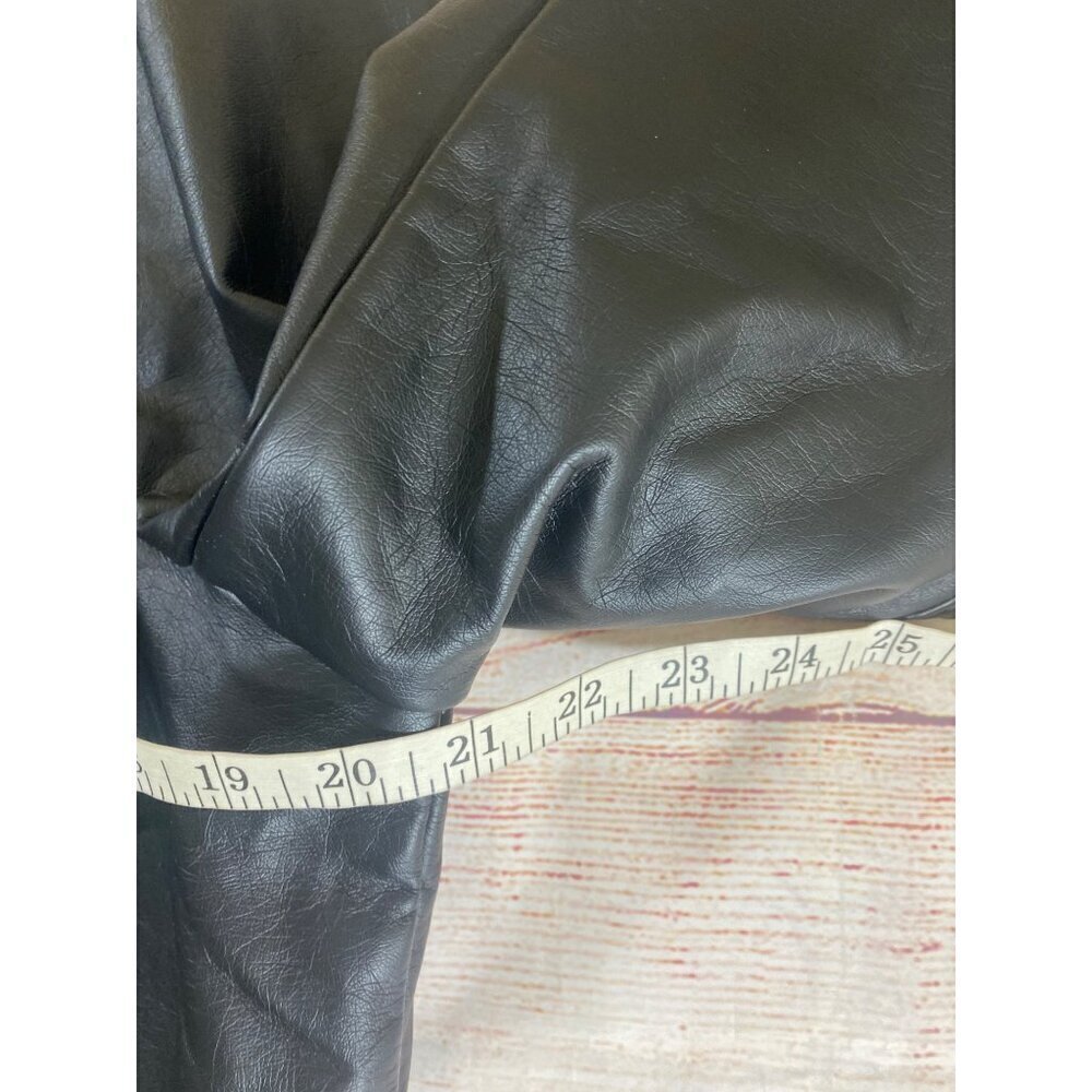 Torrid Women's Black Faux Leather Full Zip Jacket - 0 (Medium) - Picture 8 of 13